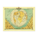 World Map Post Card postcards by AnyaBrink World Map Post Card postcards
