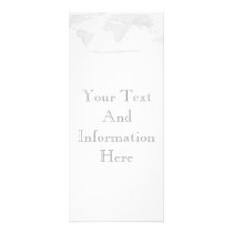World Map Rack Card