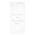 World Map Rack Card rack cards