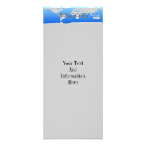 World Map Rack Card
