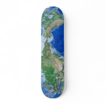 World Map Skateboard by BuddhansSkateboards World Map Skateboard