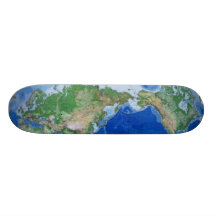 World Map Skateboard