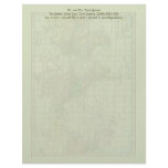 World Map Stationery letterhead