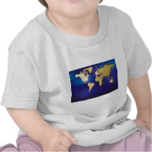 World Map Tee Shirts