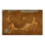 World Map - Upside Down Poster