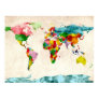 World Map Watercolors Posters World Map Watercolors Posters