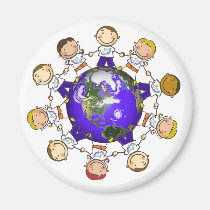 World of Angels magnet magnets