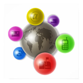 World of Communication print
