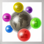 World of Communication Print