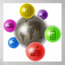 World of Communication Print