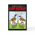 World of Cow Birthday Card Multi Task