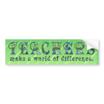 World of Difference Bumper Stickers bumper stickers