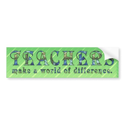 World of Difference Bumper Stickers bumpersticker