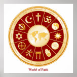 World of Faith, International Religions Poster