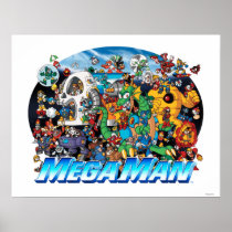 World of Mega Man Poster