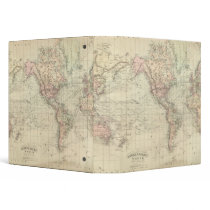 World on Mercator's Projection Binder
