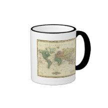 World on Mercators Projection Coffee Mug