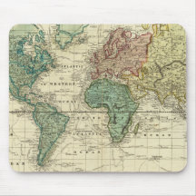 World on Mercators Projection Mousepad