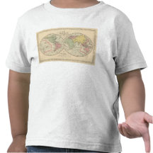 World on the Globular Projection Tee Shirts