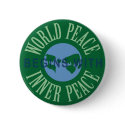 World Peace Begins With Inner Peace Button (Round) by theHOELstudio World Peace Begins With Inner Peace Button (Round)