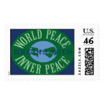 World Peace Begins With Inner Peace Stamp