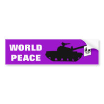 WORLD PEACE! BUMPER STICKERS