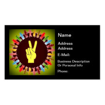 WORLD PEACE BUSINESS CARD