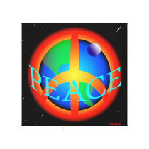 WORLD PEACE CANVAS PRINT