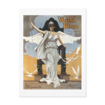World Peace March Vintage Songbook Cover postcards by vintagegiftmall World Peace March Vintage Songbook Cover postcards