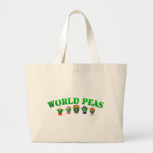 World Peas Tote Bags