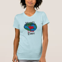 World’s Greatest Lola Heart T-shirts