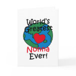 World’s Greatest Nonna Heart Greeting Card