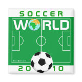 World Soccer 2010 Field Magnet magnet