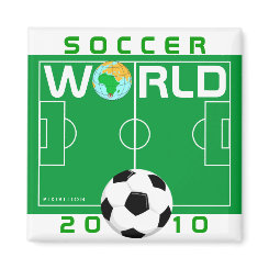 World Soccer 2010 Field Magnet magnet