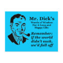 World Sucks postcards