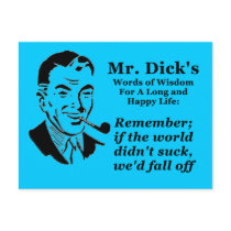 World Sucks postcards