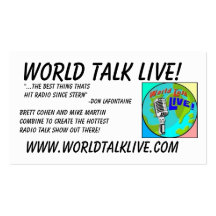 World Talk LIVE Business Card