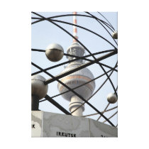 World time clock citizen of Berlin TV tower