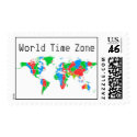 World Time Zone postage
