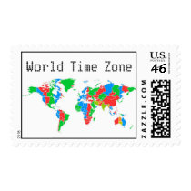 World Time Zone postage