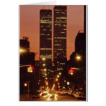 World Trade Center At Dusk Card