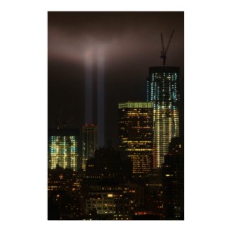 World Trade Center Tribute In Light 2011 #01 Poster