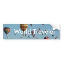 World Traveler Bumper Sticker bumper stickers