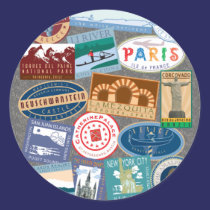 World Traverler-Sticker