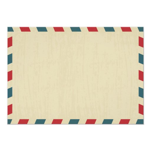 World Travler Airmail | Bridal Shower Cards