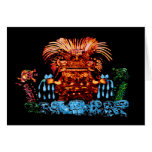 World Tree Mask Greeting Card