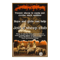 World War 1 Sheep Poster Advertisement posters by inquester World War 1 Sheep Poster Advertisement posters