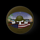 World War 2 Kilroy Basic Button