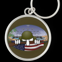 World War 2 Kilroy Keychain