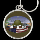 World War 2 Kilroy Keychain